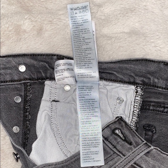 Levi's Gray Wedgie Straight Leg High-Waisted Pants - Picture 11 of 13